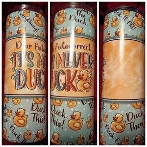 Duck Themed Coffee Tumbler
